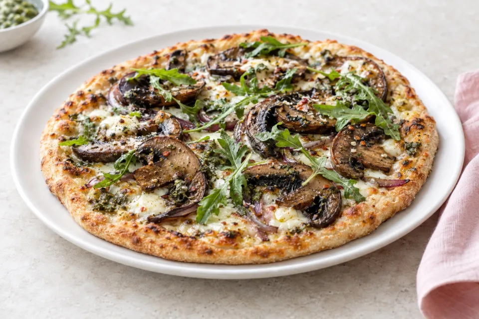 Ultimate Portobello Mushroom Pizza