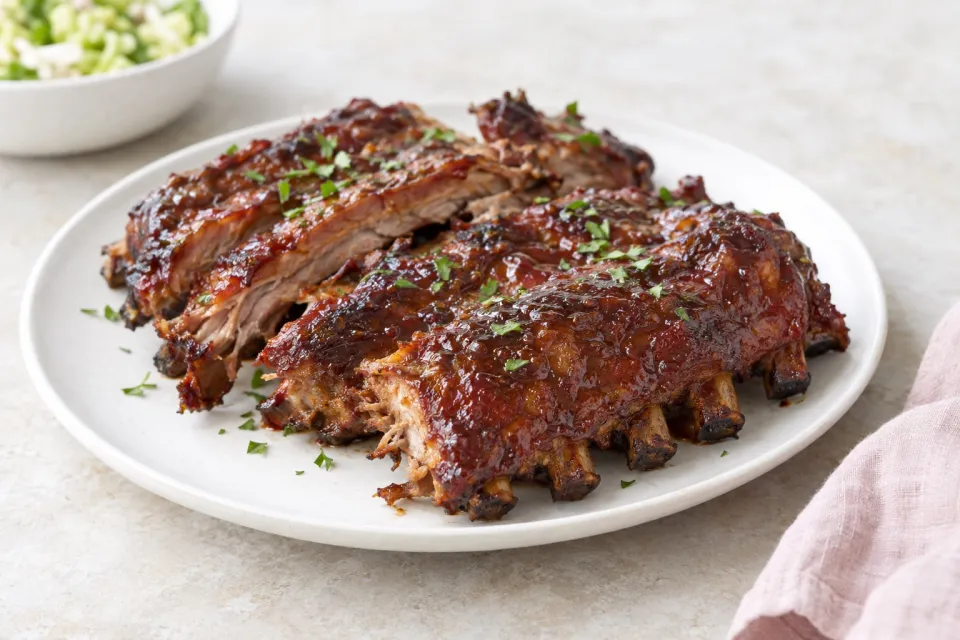 Slow Cooker Barbecued Ribs