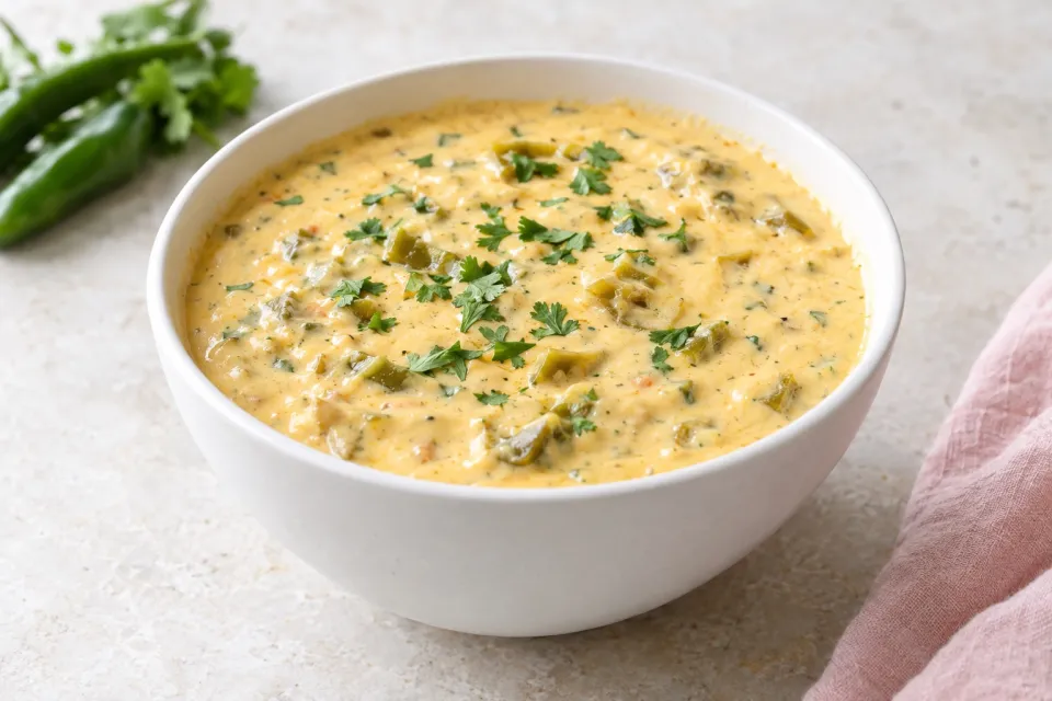 Green Chili Queso Dip