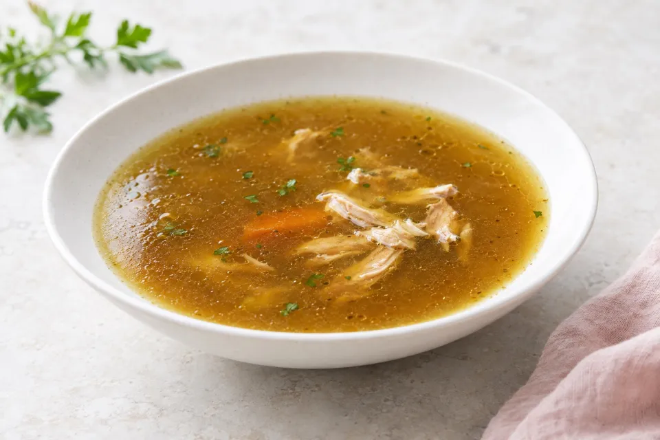 Pressure Cooker Brown Chicken Stock