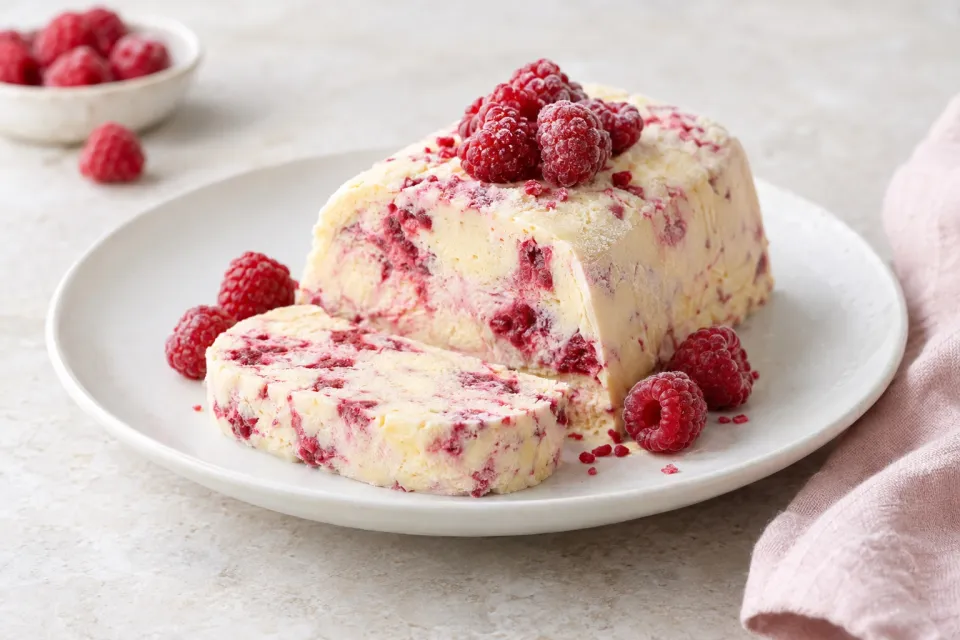 Frozen Raspberry Custard
