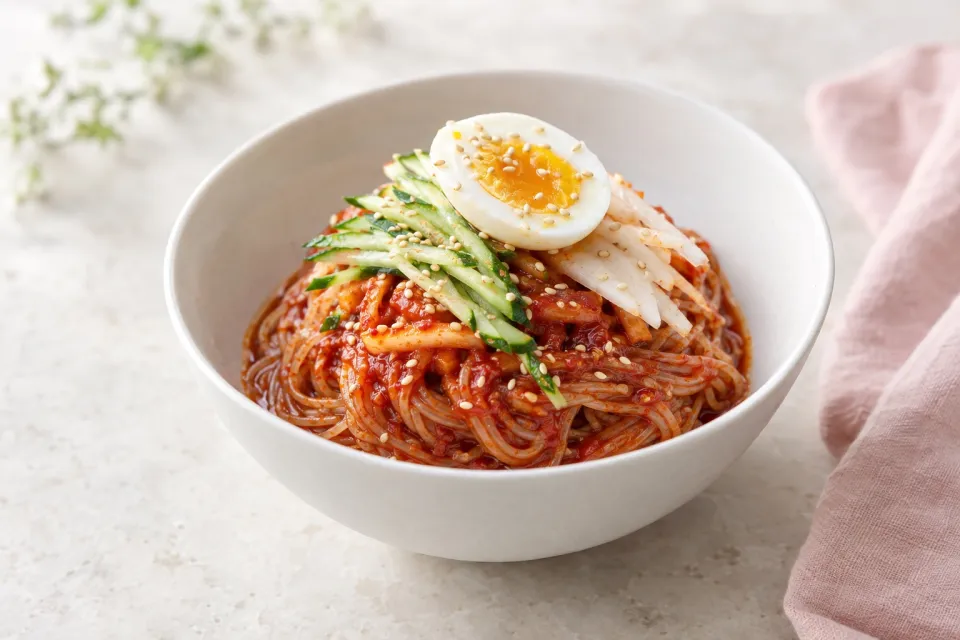 Korean Spicy Cold Noodles