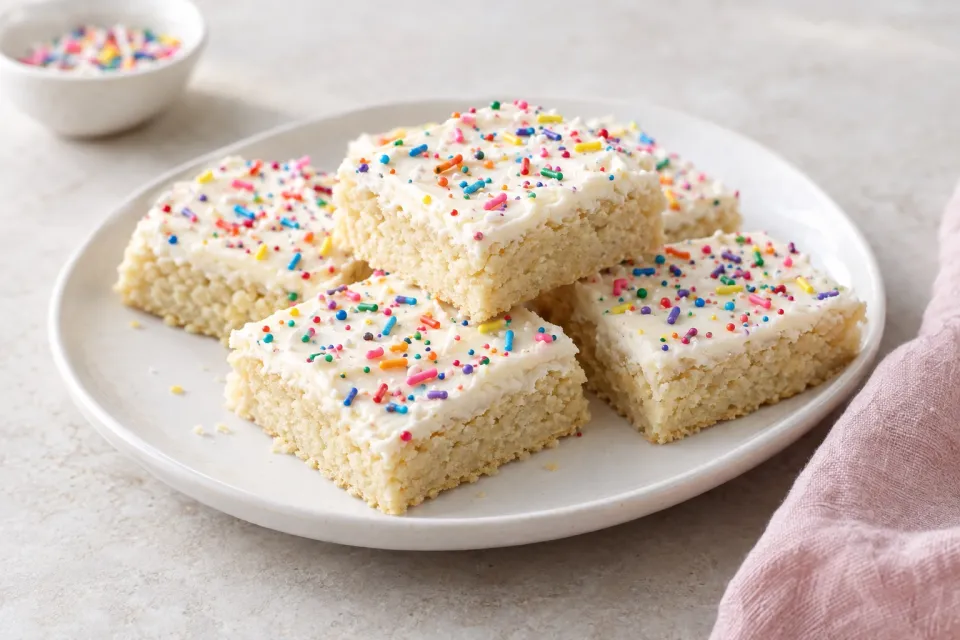 Sugar Cookie Squares