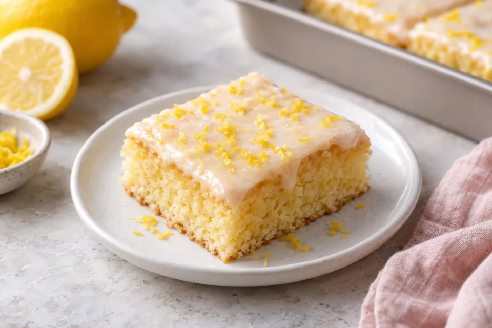 Lemon Sheet Cake