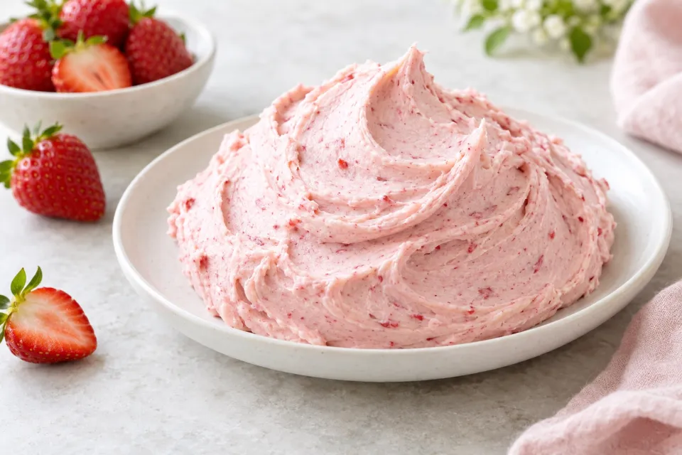 Strawberry Buttercream Frosting