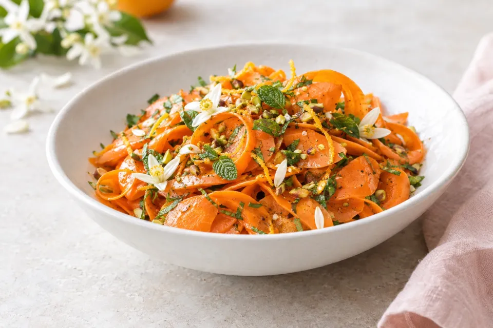 Orange Blossom Carrot Salad