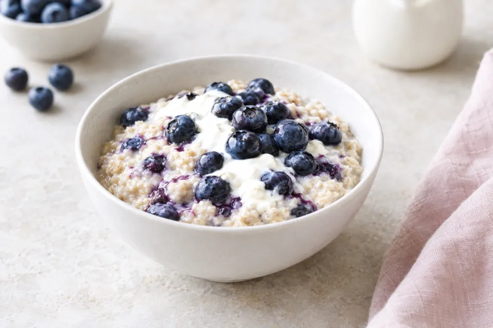 Blueberries and Cream Oatmeal