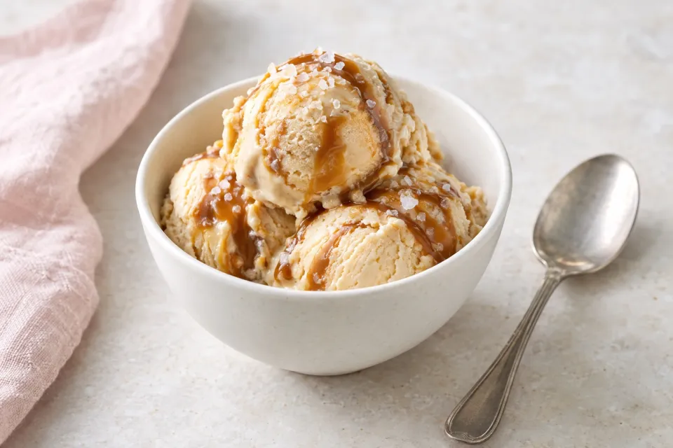 Salted Butter Caramel Ice Cream