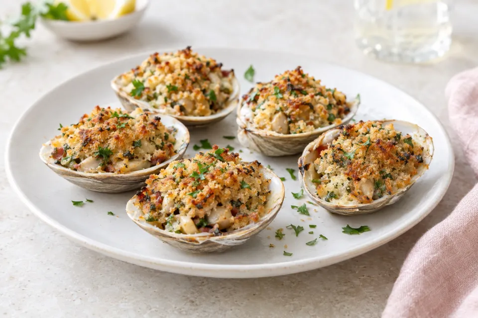 Baked Stuffed Clams