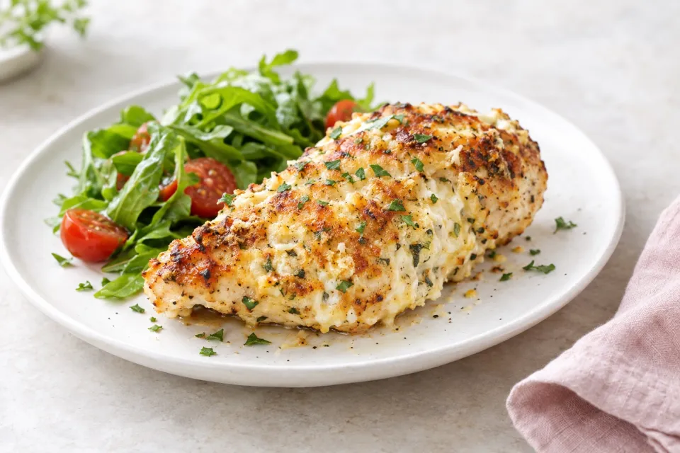 Internet's Best Low-Carb Baked Mayo-Parmesan Chicken