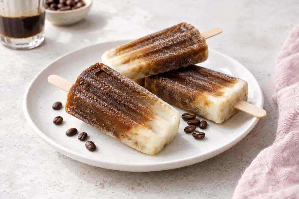 Vietnamese Coffee Popsicles