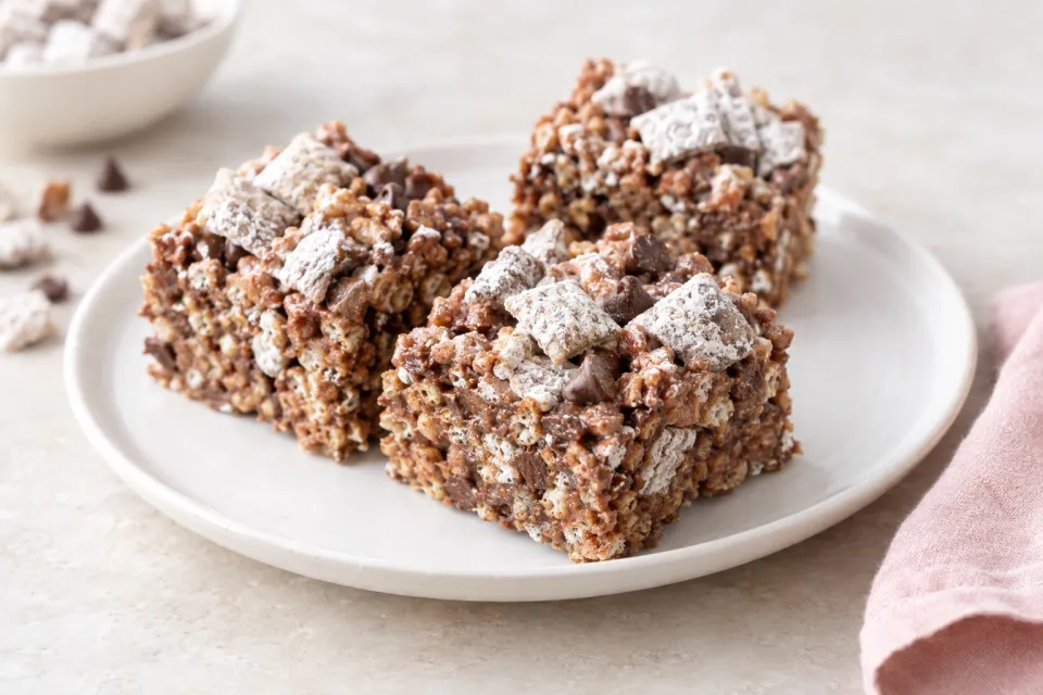 Muddy Buddy Rice Krispie Treats