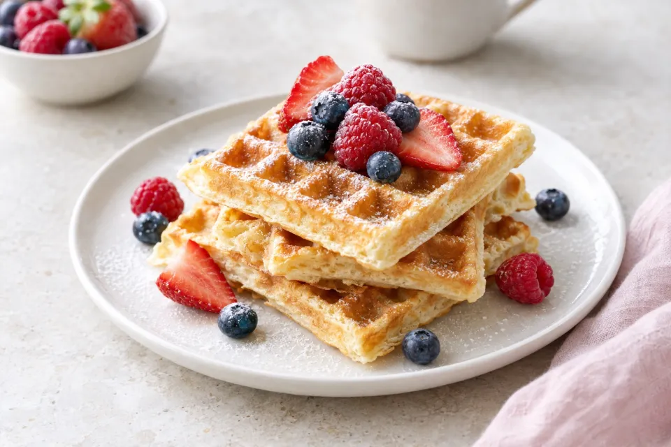 Light, Crisp Waffles