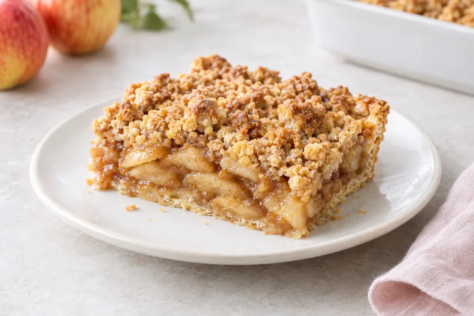 Apple Crumb Slab Pie