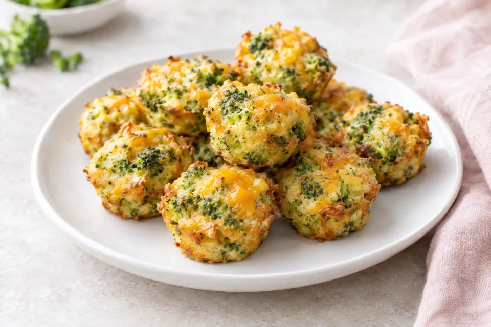 Broccoli Cheddar Bites