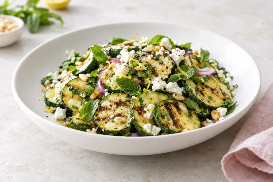Grilled Zucchini Salad