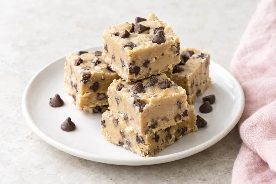 Chocolate Chip Cookie Dough Fudge