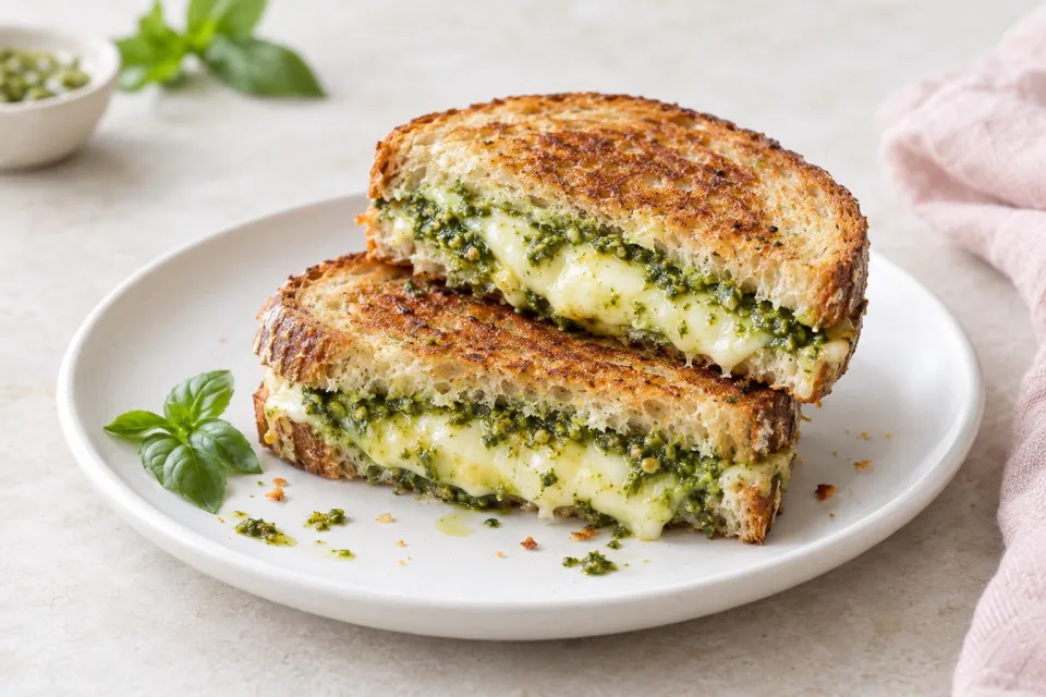 Pesto Grilled Cheese