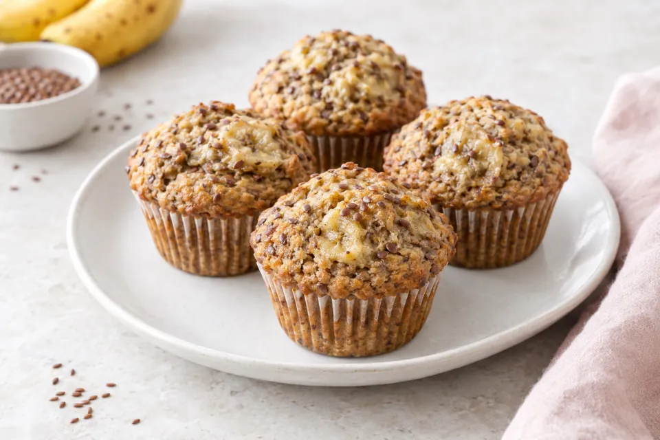 Banana Flax Muffins