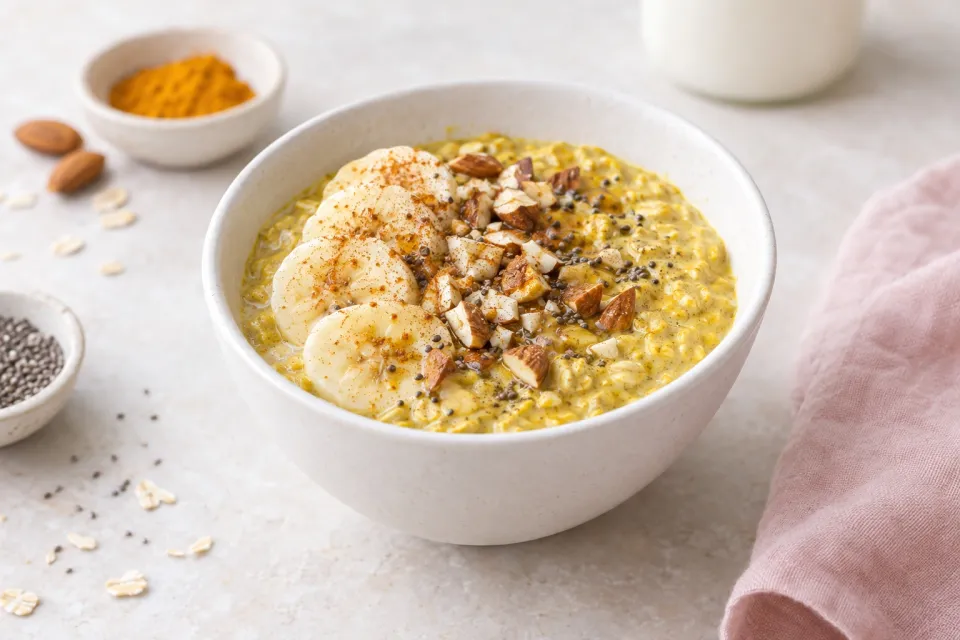 Golden Milk Overnight Oats