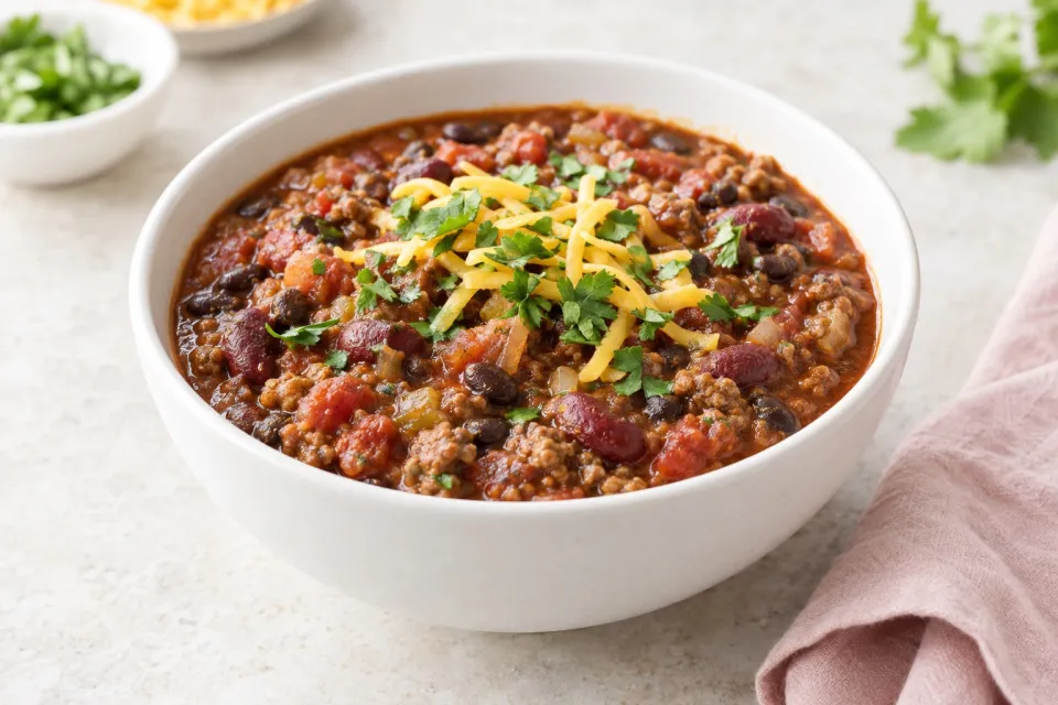 Rice Cooker Chili