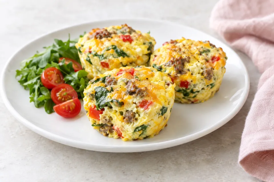 Make Ahead Microwave Breakfast Scrambles