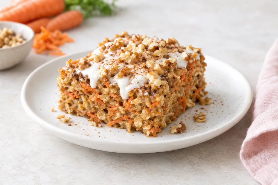 Carrot Cake Baked Oatmeal