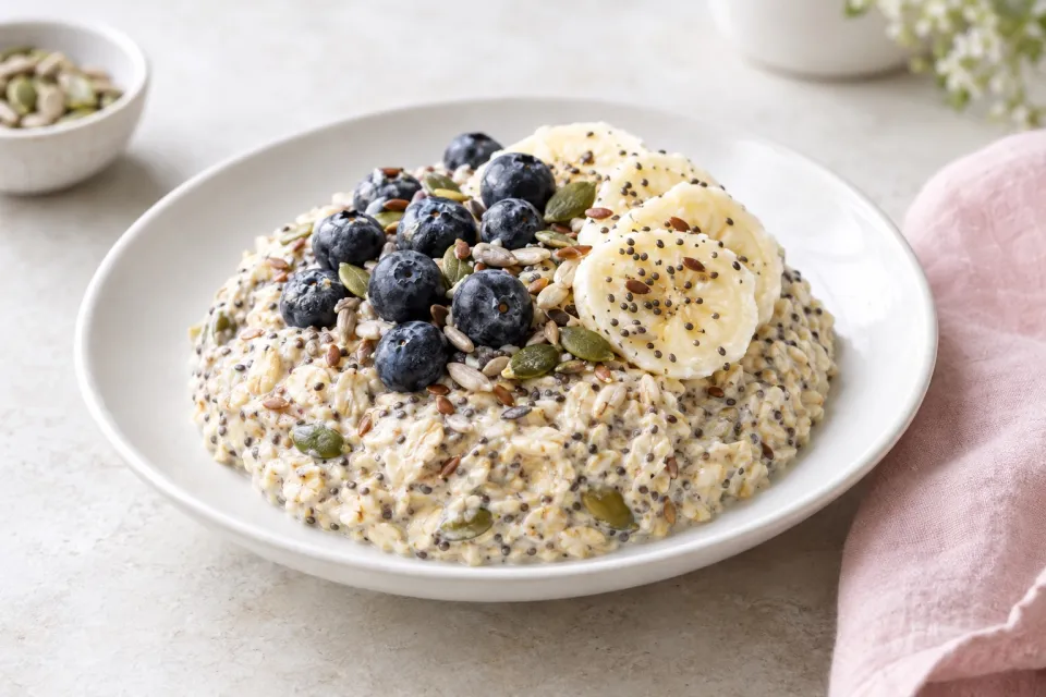 Make Ahead Seeded Oats