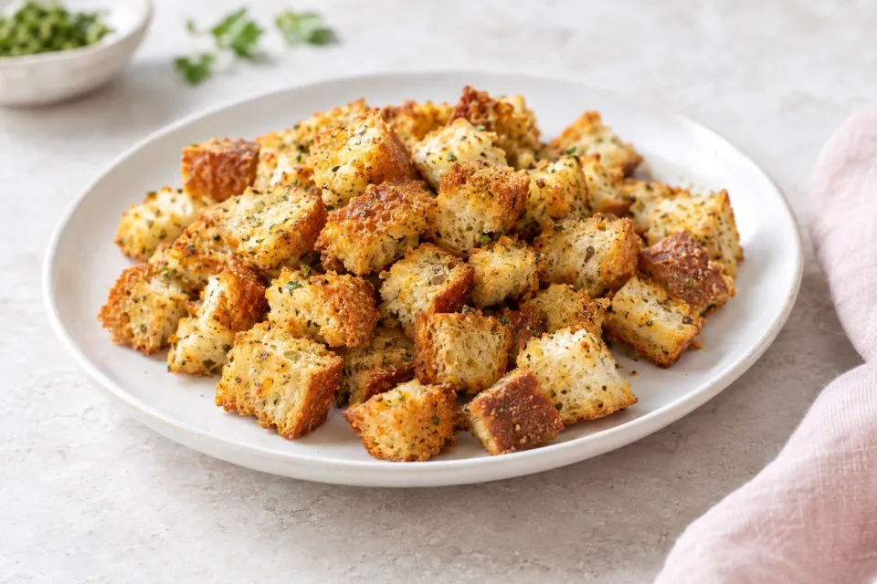 Easy Baked Homemade Croutons