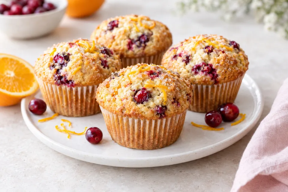 Orange Cranberry Muffins