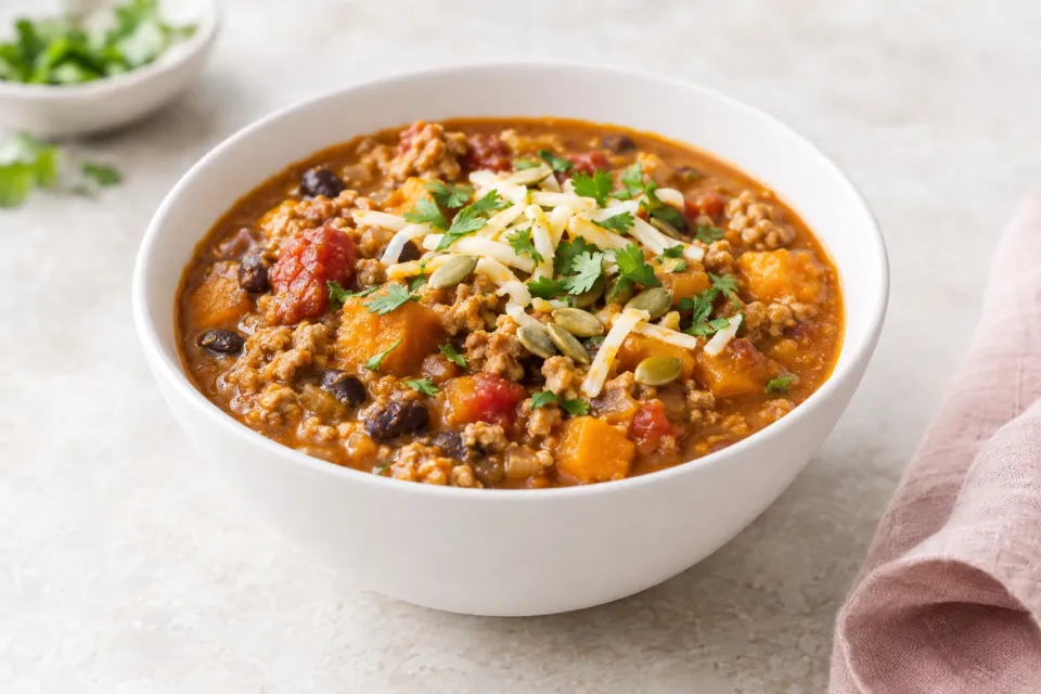 Pumpkin Turkey Chili