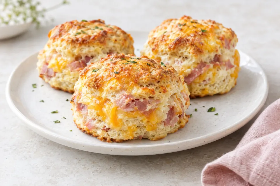 Ham and Cheese Biscuits