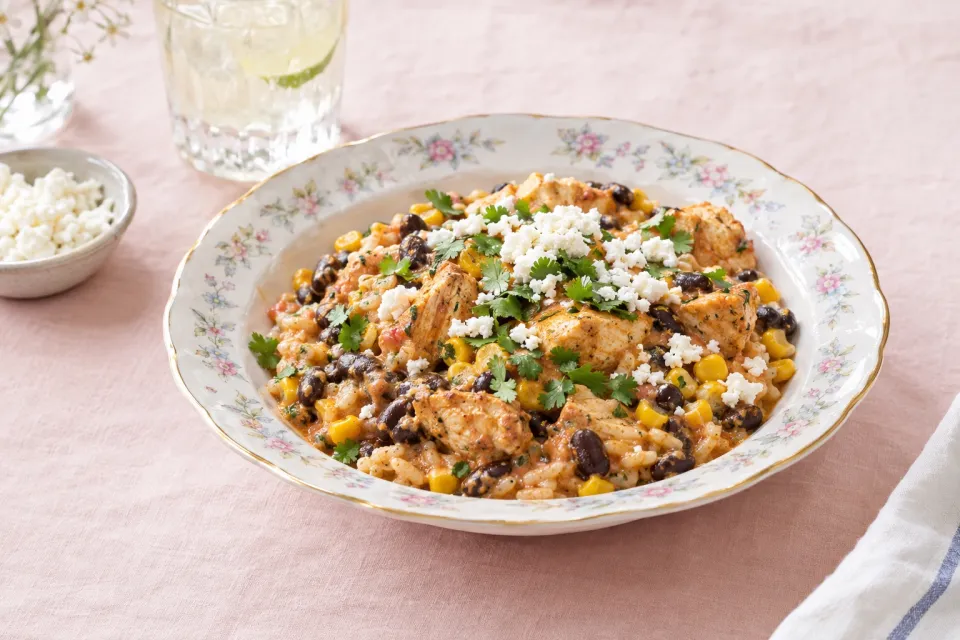 Creamy Salsa Chicken Skillet