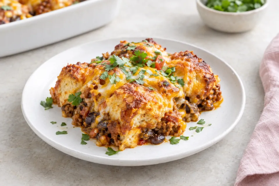 Enchilada Bubble Up Casserole