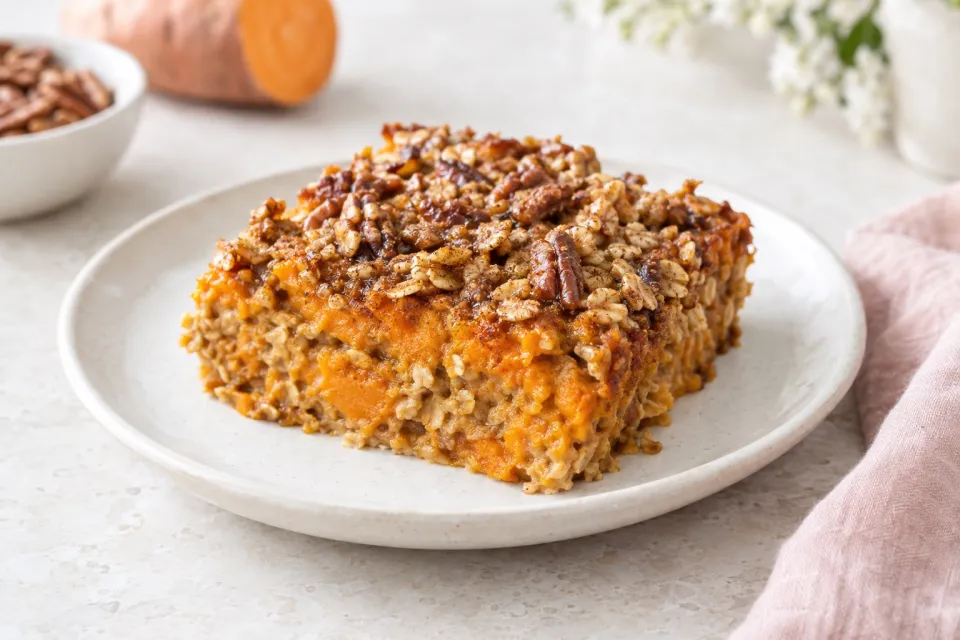 Sweet Potato Casserole Baked Oatmeal