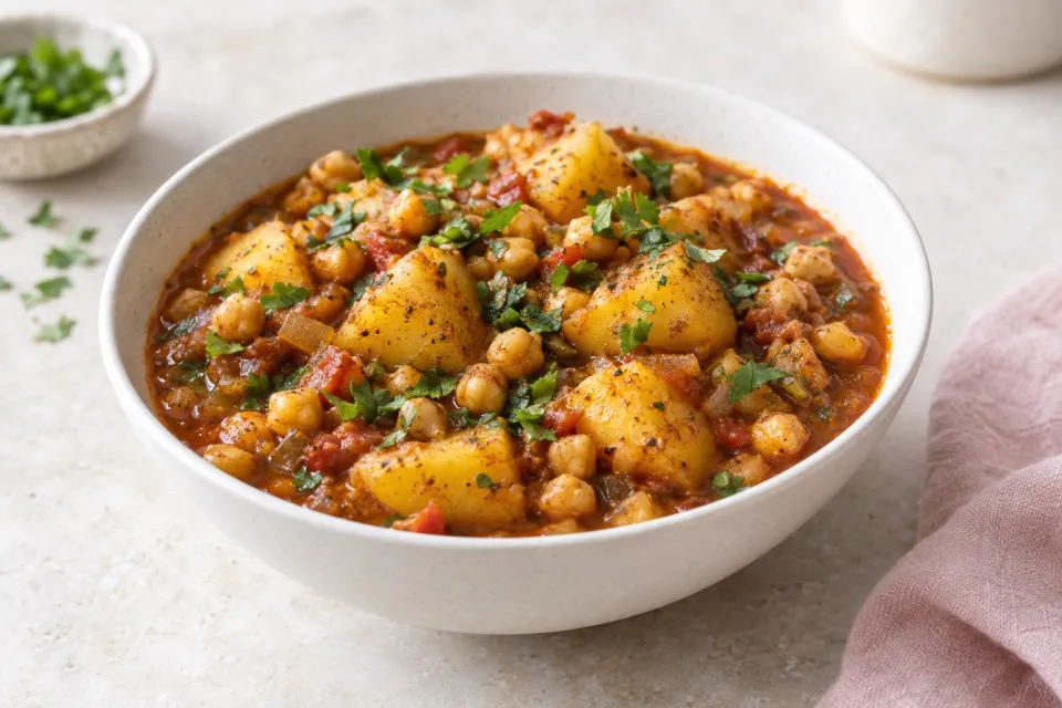 Smoky Potato Chickpea Stew