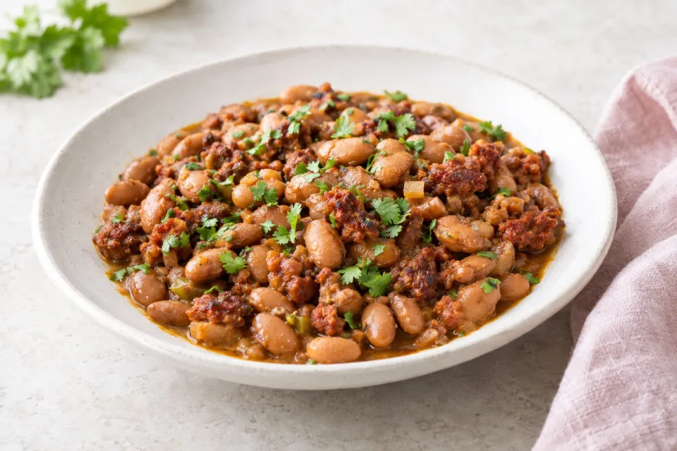 Instant Pot Pinto Beans with Chorizo