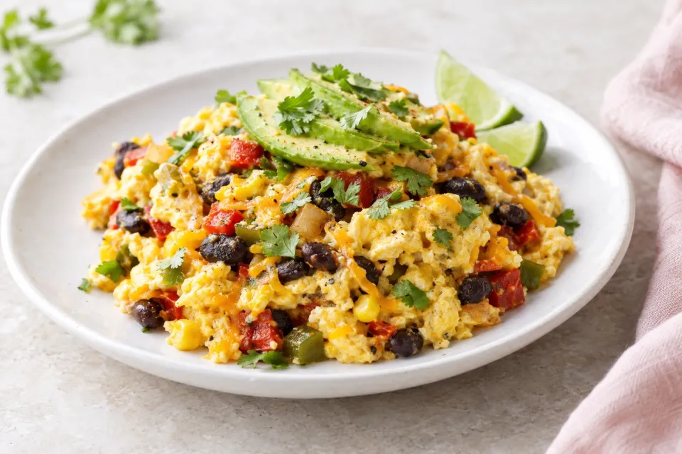 Ultimate Southwest Scrambled Eggs