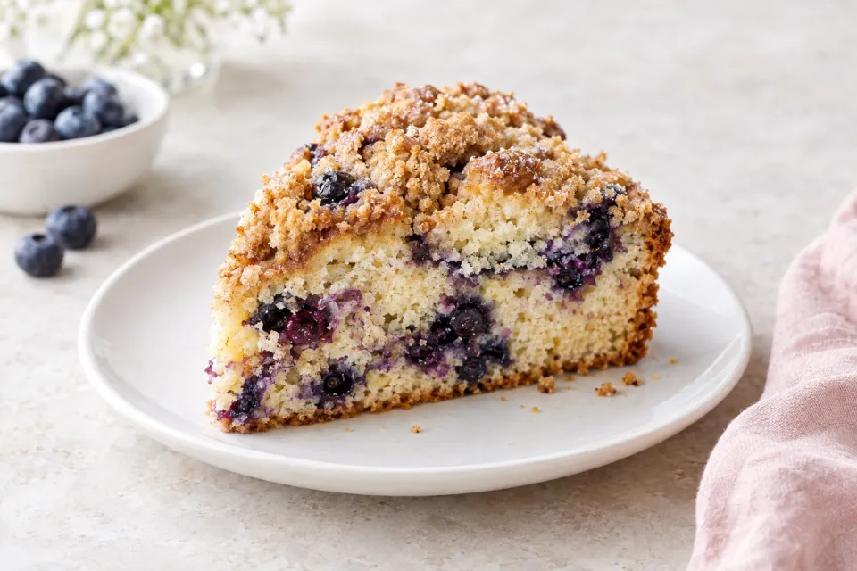 Blueberry Buttermilk Coffee Cake