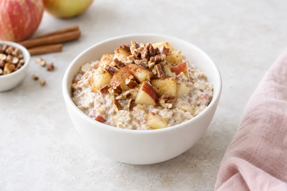 No Sugar Added Apple Pie Overnight Oats
