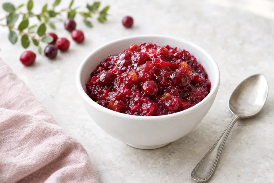 Simple Homemade Cranberry Sauce