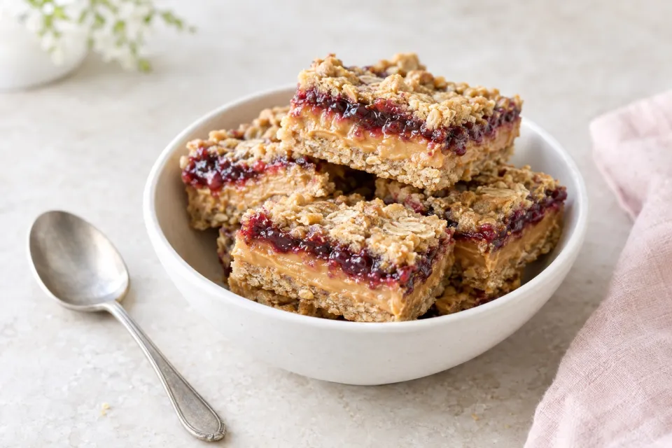 Peanut Butter and Jelly Bars