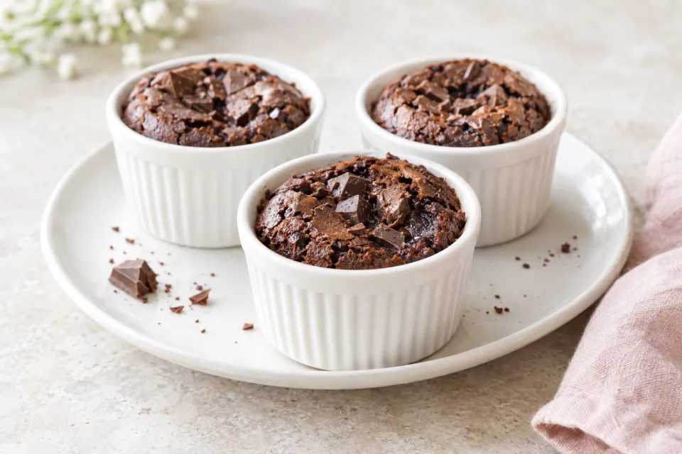 Fudge Brownie Pots