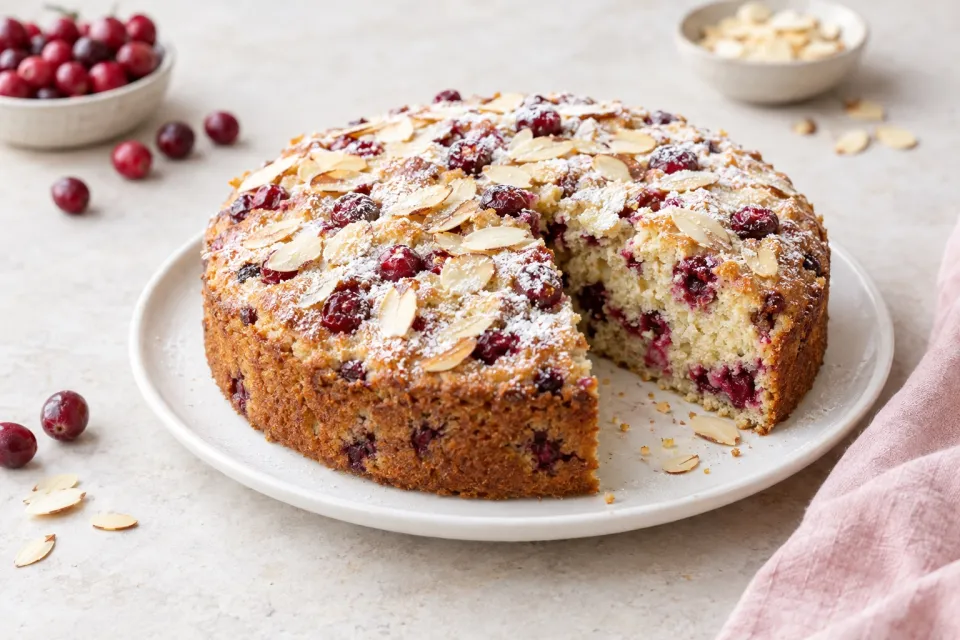 Cranberry Almond Cake