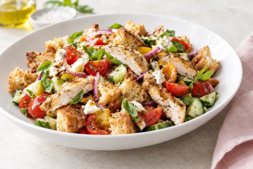 Chicken Panzanella Salad