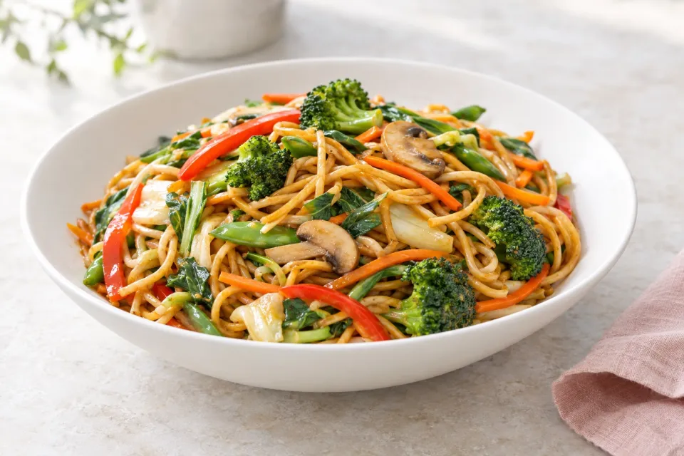 Salad Bar Vegetable Lo Mein