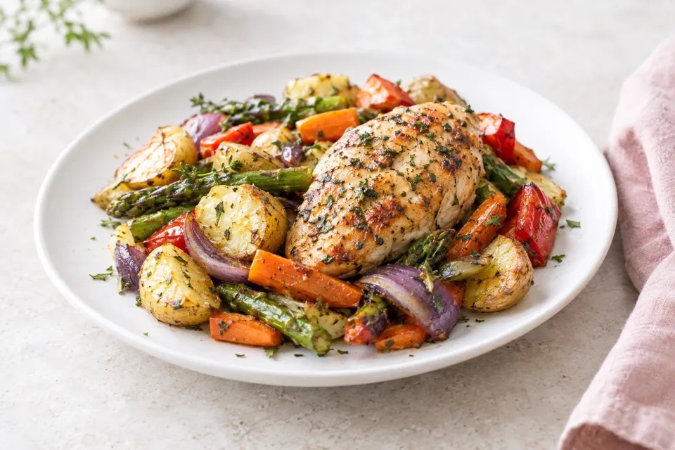 Sheet Pan Chicken and Vegetables