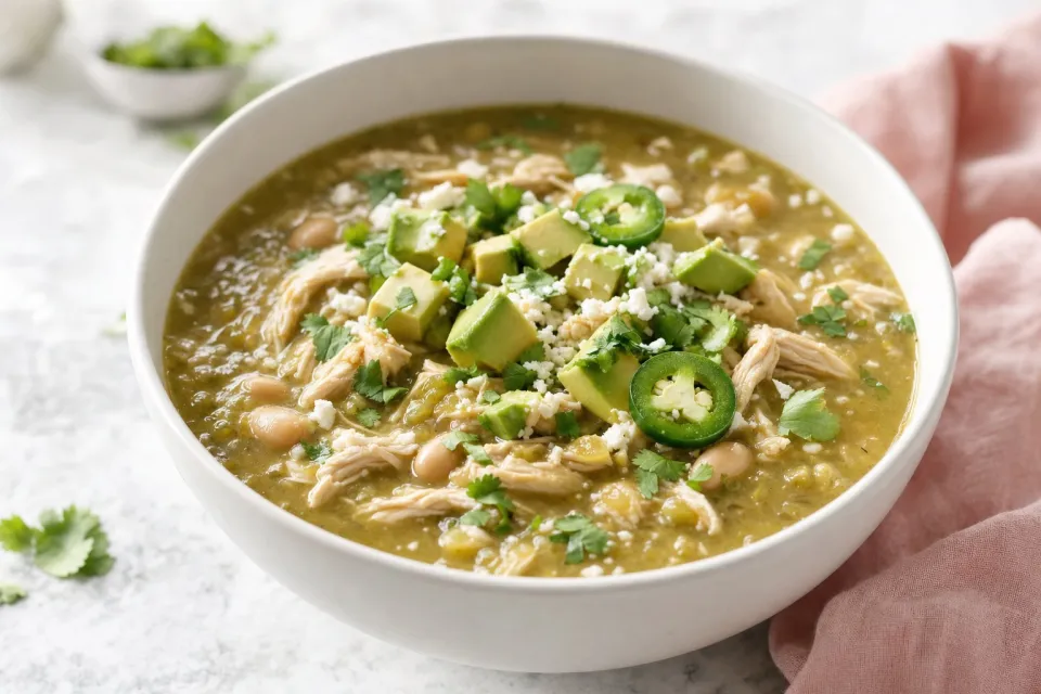 Easy Green Chicken Chili