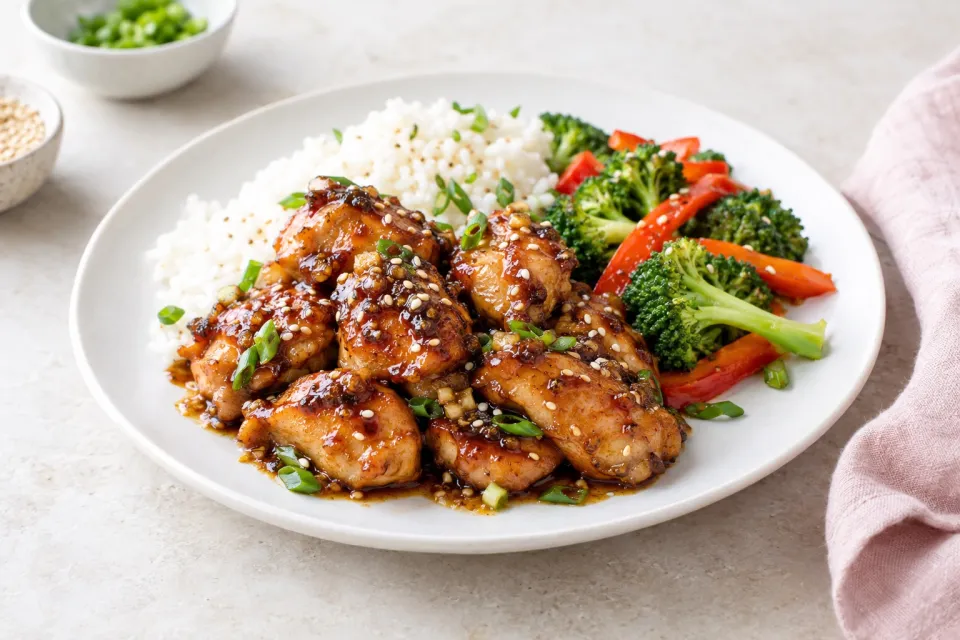 Honey Hoisin Garlic Chicken
