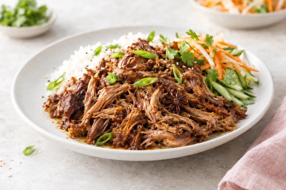 Slow Cooker 5 Spice Pulled Pork